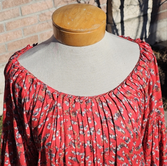 Ivy Jane floral oversized boho blouse - Picture 6 of 8